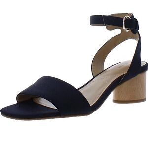 NYDJ  Elegant Navy Block Heel Sandals BRAND NEW 6.5